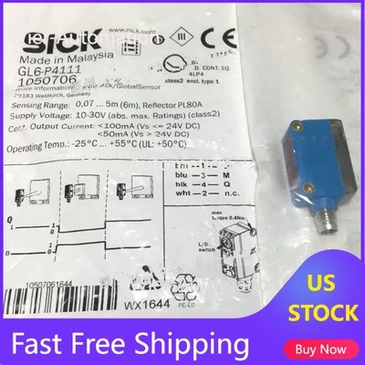 New Sick GL6P4111 GL6-P4111 1050706 Photoelectric Sensor Free Shipping