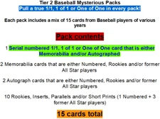 MLB BASEBALL HOT LOT Mysterious Packs TRUE 1/1 GUARANTEED! Auto 1 Of 1 Repack GU