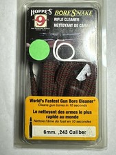 Hoppe  s 9 rifle bore snake cleaner 6mm or .243 caliber item 24012