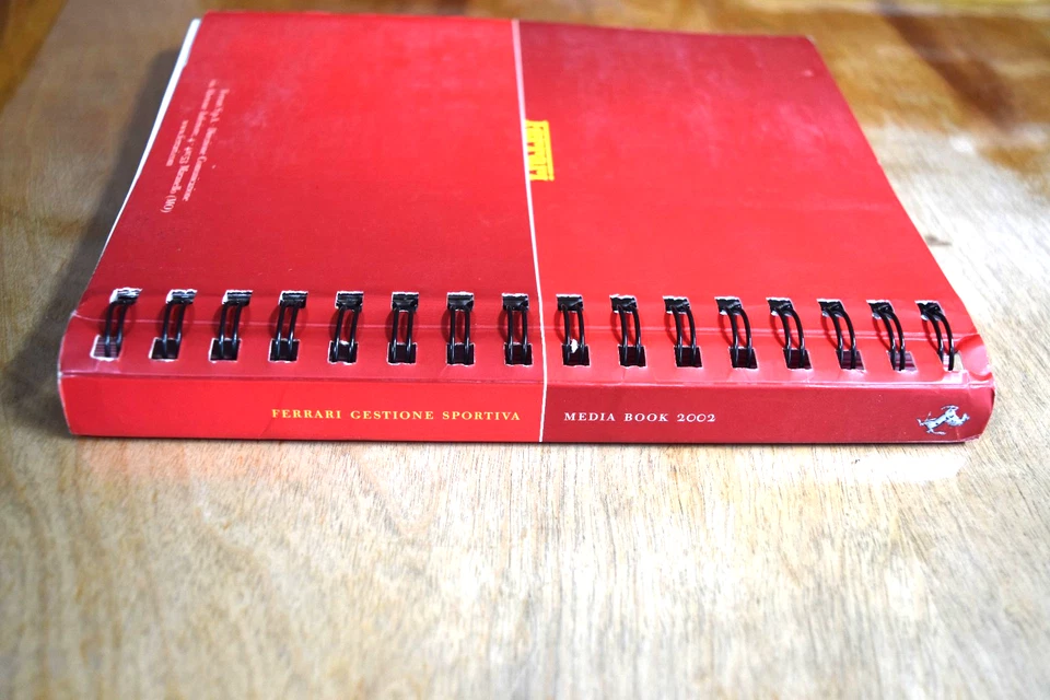 M Schumacher 2002 Media Book Autographed Ferrari Gestione Sportiva Signed (RARE - Image 4 of 4