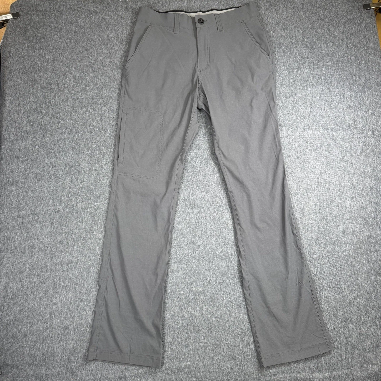 Orvis Trek Pant Mens 32x32 Gray Water Resistant Hiking Stretch 1525905