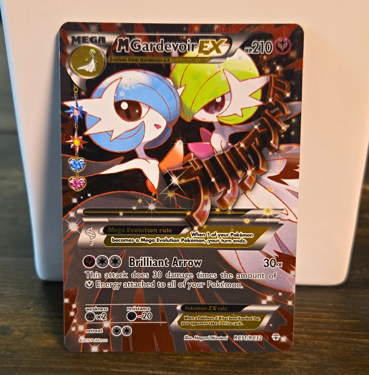 Pokemon TCG M Gardevoir EX RC31/RC32 Generations RC Full Art Holo EN