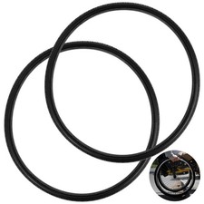 2 PCS Wheelchair Rear Wheel Solid Tires, 24 x 1-3/8" PU Non-Pneumatic Tires, ...