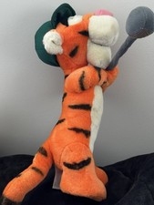 Disney Golfer Tigger Plush with Golf Hat Stuff Animal Toy 13"