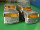 Vintage Lesney Matchbox Greyhound Coach Buses Bus No. 66 Lot Of 2