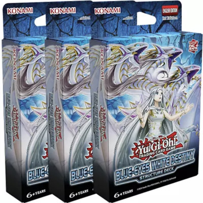 3x Yugioh Blue Eyes White Destiny 1st Ed Dragon Structure Deck New Sealed SDWD