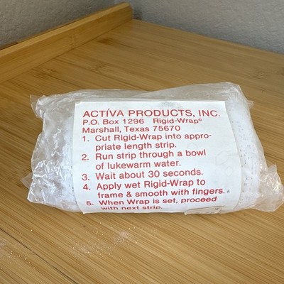 Activa Rigid Wrap Plaster Cloth Roll for Molding Moldmaking & Casting Craft