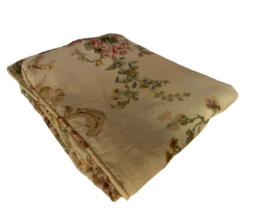 Ralph Lauren Sussex Gardens Floral Duvet Cover ~ TWIN ~ As Is / Unfinished Seam - Image 3 of 4