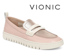 VIONIC Women Uptown Loafer Rugby Tan Multi Leather - Medium Width US FREESHIP