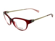 NEW AUTHENTIC COACH HC 6171U 5551 Shimmer Burgundy Pink Gradient 55mm 17 140