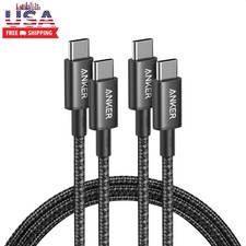 Anker USB C to USB C Cable, 2-Pack 6 FT 1.8 M Type C 100W Charger Cord, Fast C
