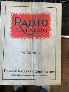 Antique Radio Catalog 1929 Fads Case Steinite Eve ready Fulton Newcombe Hawlry