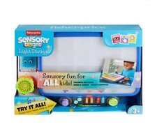 Fisher-Price Sensory Bright Light Station, Interactive Activity Table for...