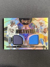 Khalil Mack 2025 Panini Select Football Multiverse Patch /149 #MVJ-KMK
