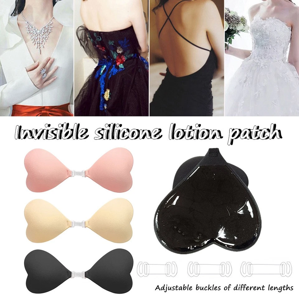 Ультратонкие дышащие водонепроницаемые чехлы на соски для платьев без спинки - Изображение 4 из 4