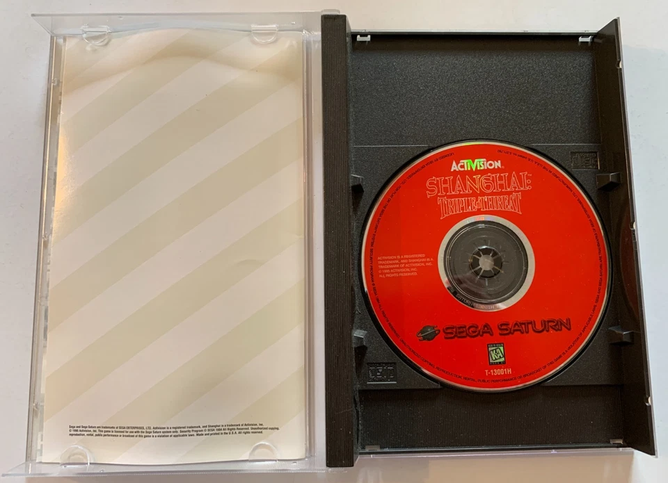 Sega Saturn - Shanghai Triple Threat - 1995 - CIB - With Manual and Reg Card - Image 4 of 4