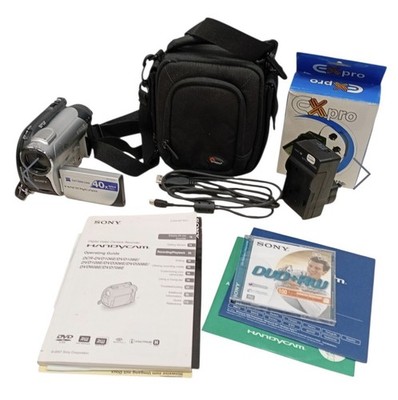 Sony Handycam DCR-DVD106E DVD Camcorder Silver Spares/Repair Untested