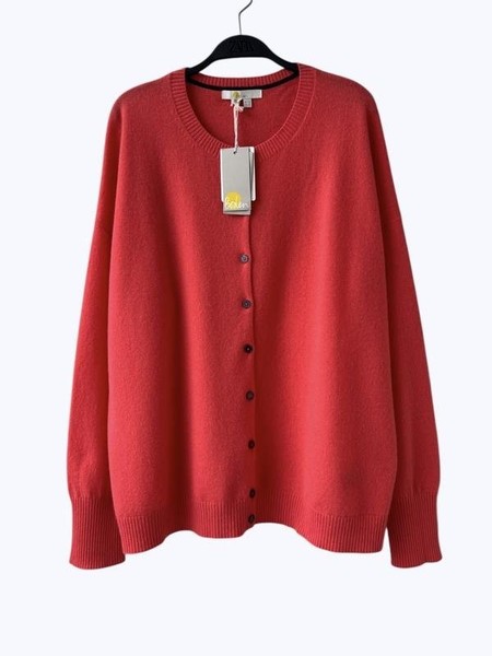 Women Boden Sweater Peach Cashmere XL