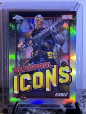 2025 Topps Chrome Marvel Deadpool Icons Cable #DI-2 Insert Refractor X-Force