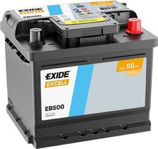 Exide EB500 Excell 12V 50Ah 450A Autobatterie inkl. 7,50 € Pfand