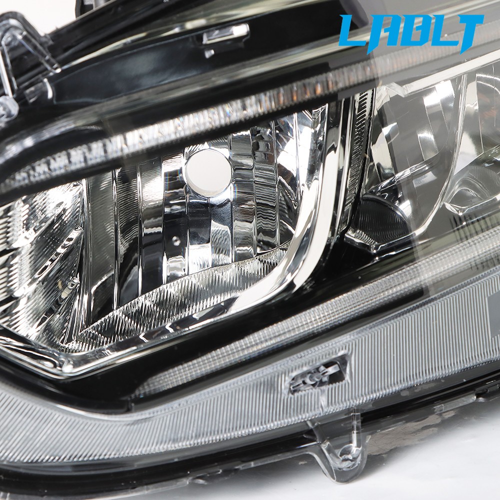 LABLT Left Driver Side Halogen w/LED DRL Headlights For 2018-2020 Honda Accord
