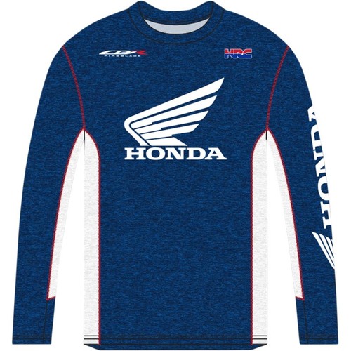 fits HON Apparel fits HON HRC Long Sleeve T-Shirt (XX-Large, Navy/White)