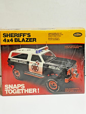Testors Sheriff's 4x4 Chevrolet Blazer Truck Model Kit, Sealed #1
