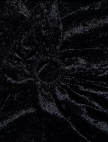 Isabel Marant Etoile Femme Havane Velours Écrasé Froncé Noir Mini ROBE XS 34 - Photo 6 sur 21