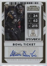 2020 Panini Contenders Draft Picks Bowl Ticket /99 Akeem Davis-Gaither Auto 0nr3