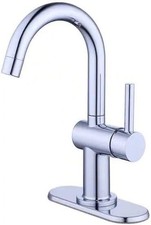 Glacier Bay Dorind Single Handle 1 Hole Centerset Bathroom Faucet Chrome