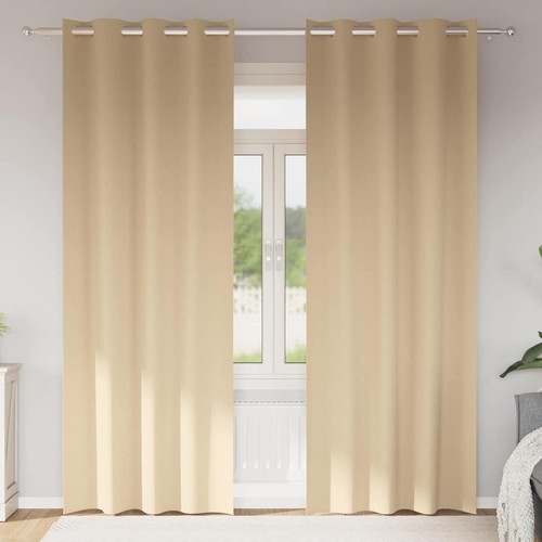 Tenda Stof Modello Nelson Colore Stucco 135x260 Cm | 100% Poliestere, Lavabile A 30°, Per Ogni Stanza