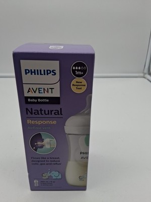 Babyflasche Philips Avent Natural Response Airfree Ventil 260ml 1M+ Elefant