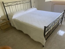 Coperta matrimoniale con pizzo uncinetto 220x240 Cm