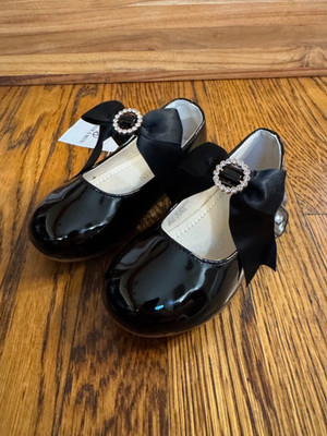 Phiramin Toddler Flower Girl Dress Shoes Mary Jane Flats Wedding Size 7