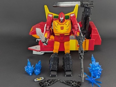 Transformers Kingdom Rodimus Prime complete Hasbro WFC Generations Commander