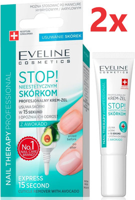 2 x Eveline Nagelpflege Nagelhautentferner Trockene & raue Nagelhaut 12ml