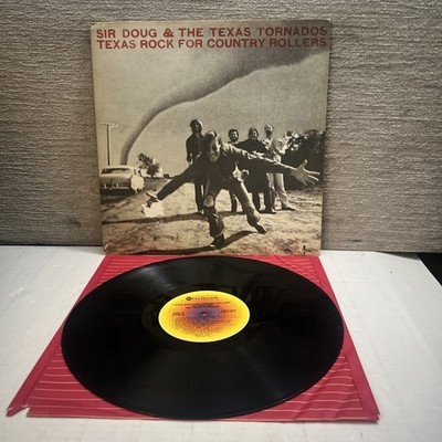 SIR DOUG SAHM & The Texas Tornados  Texas Rock For Country Rollers LP Vinyl 1976