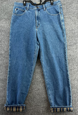 L.L. Bean Classic Fit Mens 36x32 Flannel Line...