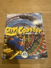 Sealed NIB 2000 Sim Coaster PC Large box edition Has sticky adhesive on the back