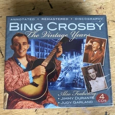 THE VINTAGE YEARS by Bing Crosby (4xCD, 2007, JSP, UK)