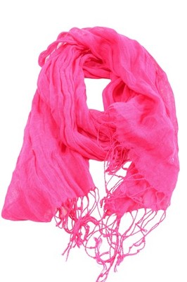 ESPRIT Fransenschal Damen Schal pink Casual-Look