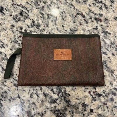 Etro Women Bag Milano Paisley Pattern Pouch Limited Edition 
