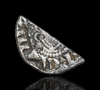 ENGLAND. Henry III. 1216 1272. Silver Penny Cut for change as a Halfpenny