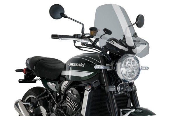 Puig Touring 2 Lenker-Scheibe Rauch FüR Ducati Scrambler 1100 Dark Pro 2021-2025-image