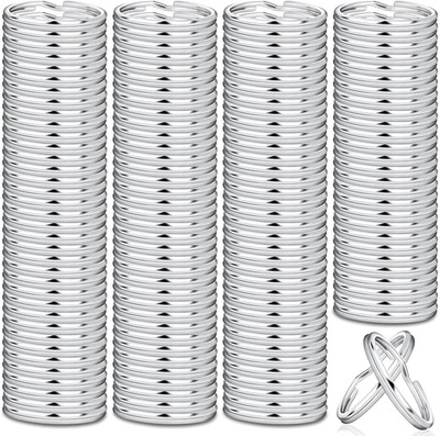 PAXCOO 200Pcs Split Key Rings Bulk for Keychain and Crafts, 1 Inch (25Mm)