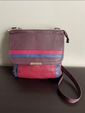 Relic by Fossil Retro Faux Leather Crossbody Colorblock Purse Adjustable Strap