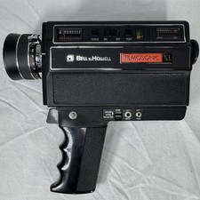 Bell  Howell Model 1230 Filmosonic XL Super 8 Movie Camera 8mm Film  UNTESTED