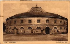 Old postcard Alencon - La Halle aux Bles (259007)