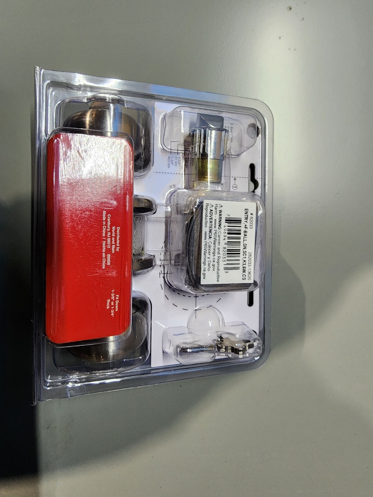 Ultra Security Entry lock set 82033 Grade 3 SC1 keyway | eBay