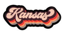 KANSAS RETRO STICKER LAPTOP PHONE FRIDGE SOUVENIR